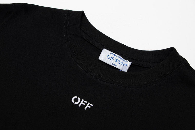 OFF-WHITE Diag Temperature T-Shirt Black