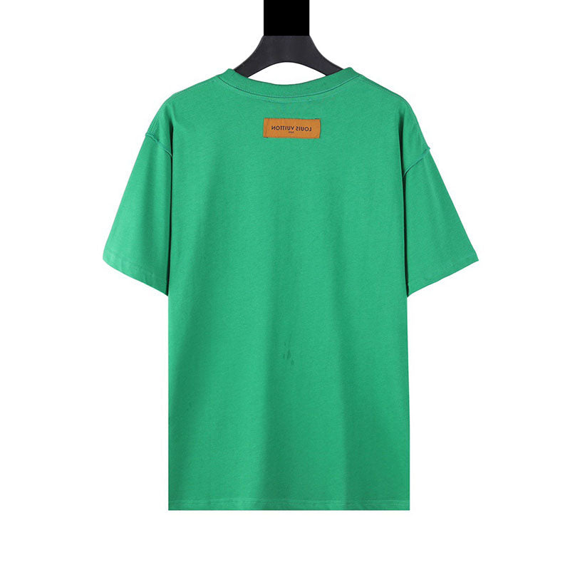 Louis Vuitton LV Debossed T-Shirt Green