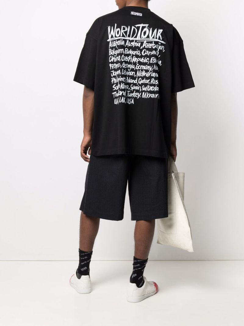 VETEMENTS World Tour cotton T-shirt