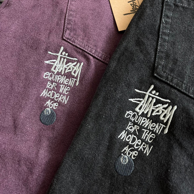 Stüssy - Washed Canvas Big OL' Jeans Black