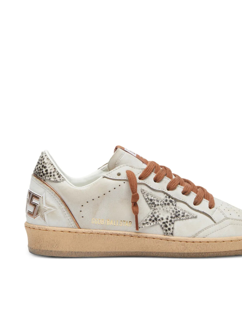 Golden Goose Ball Star Leather Upper Toe And Spur With Piping horsy-star