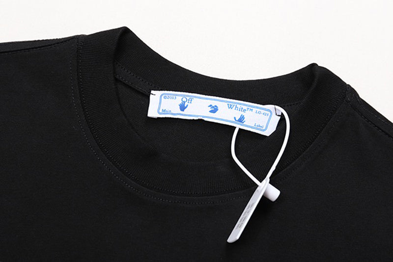 OFF-WHITE Arrows Caravaggio Annunciation T-Shirt Black