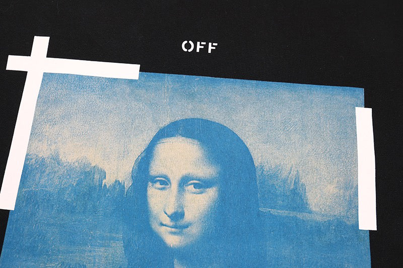 OFF-WHITE Monalisa S/S Oversized T-Shirt Black