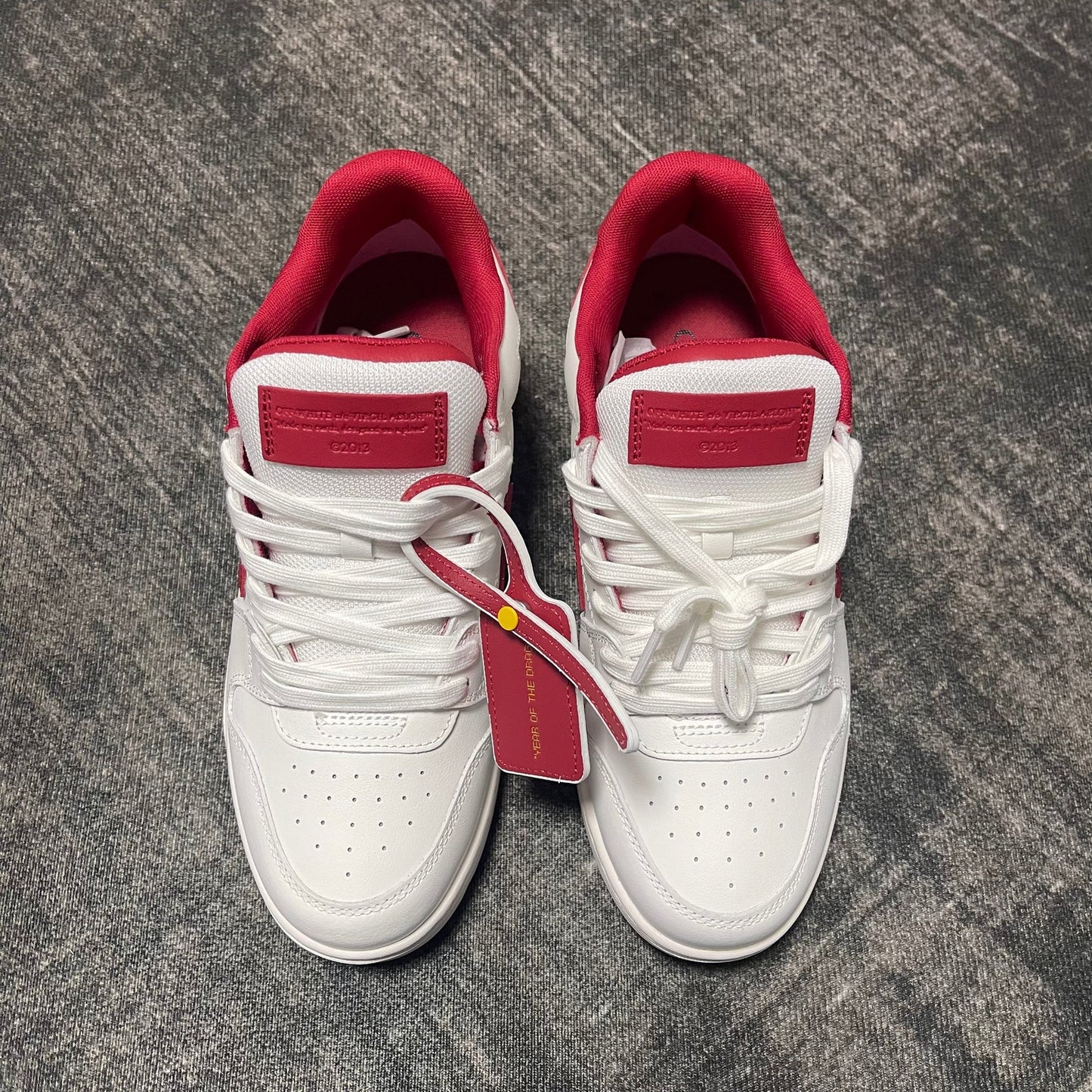 Off-White c/o Virgil Abloh Out Of Office 2024 Lunar New Year White Red