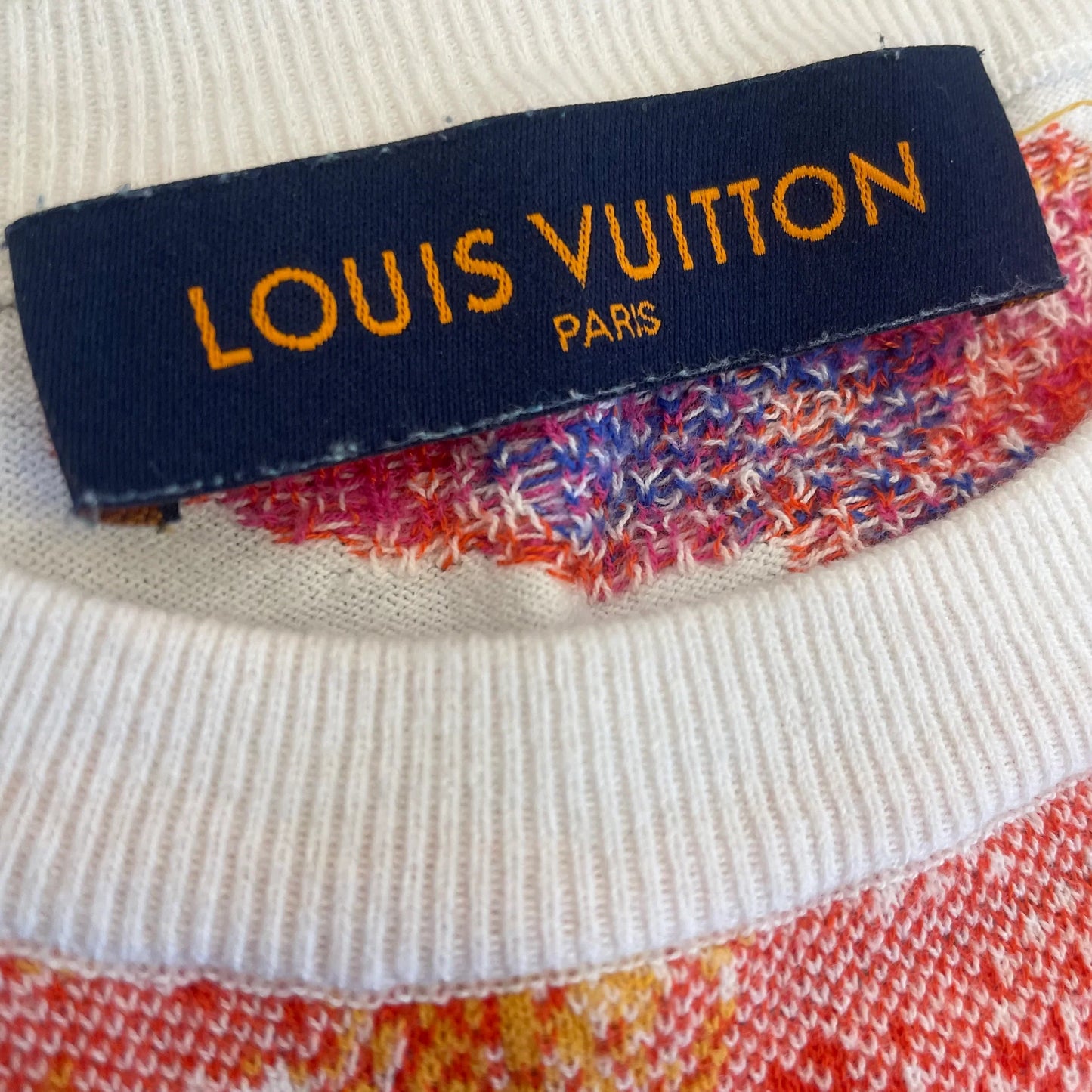 LOUIS VUITTON Knitted Watercolor Monogram T Shirt