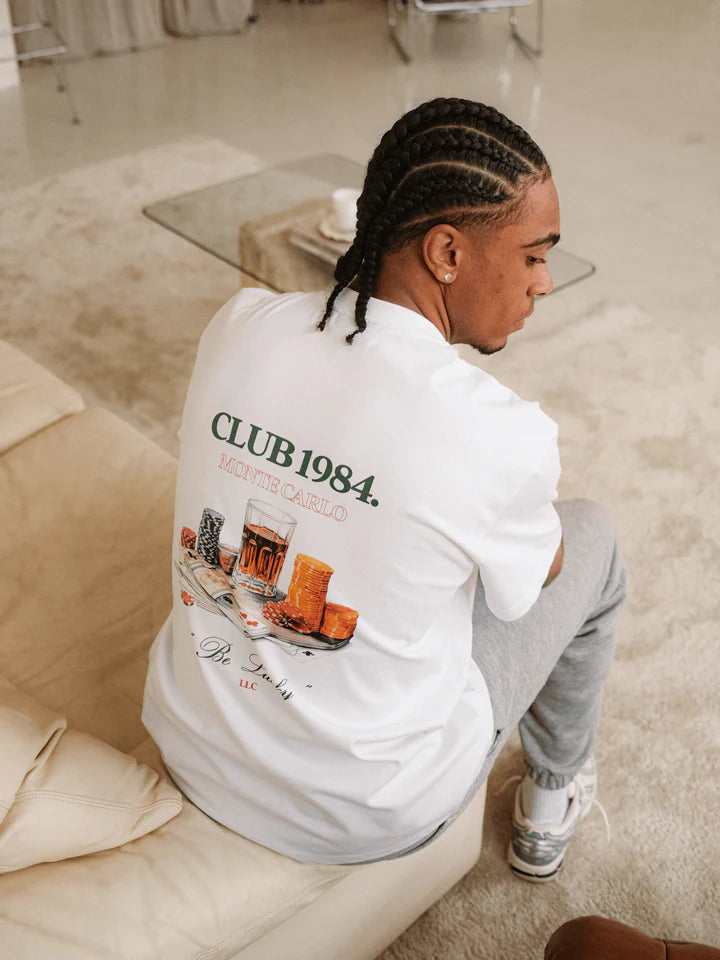 Club 1984 Casino T-Shirt - White