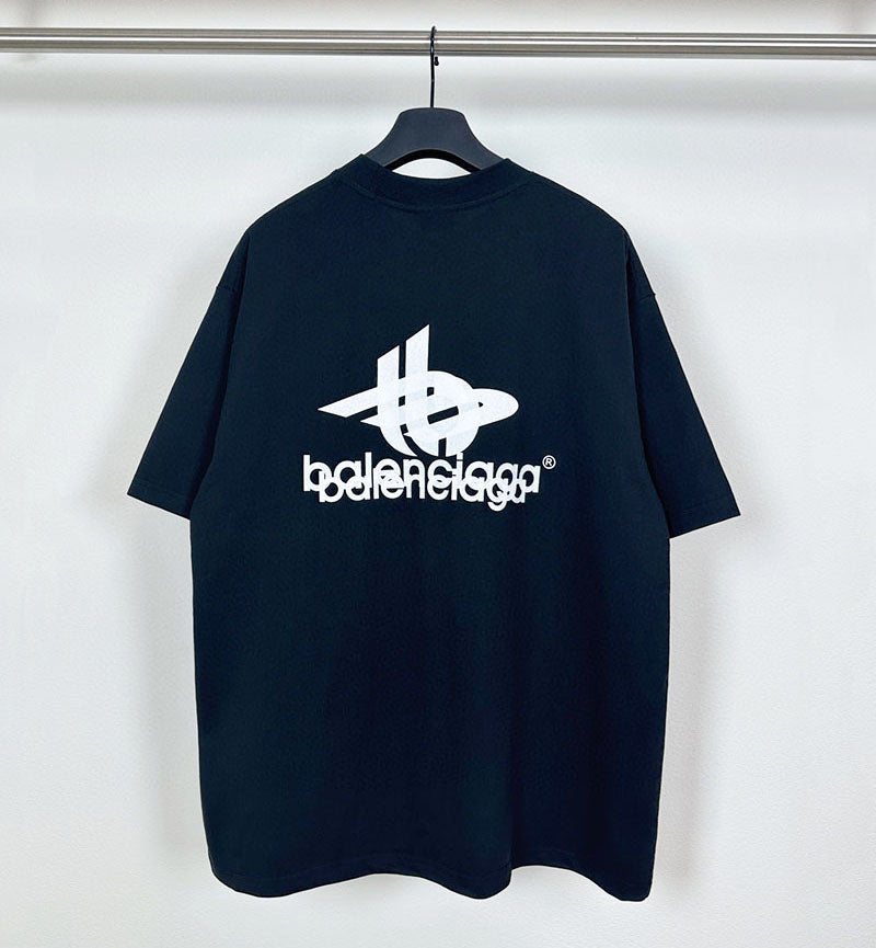 Balenciaga Layered Sports T-shirt Black