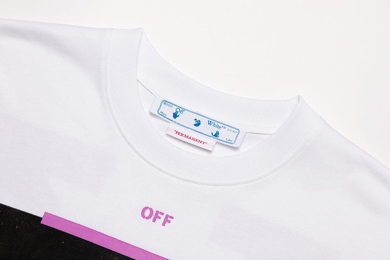 OFF-WHITE Arrow Caravaggio St Fran Slim Tee White