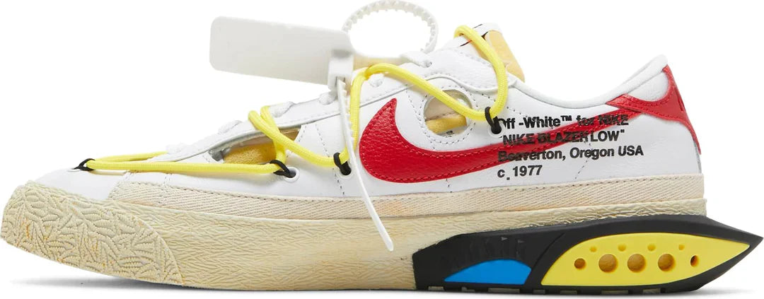 Off-White x Blazer Low 'White University Red'