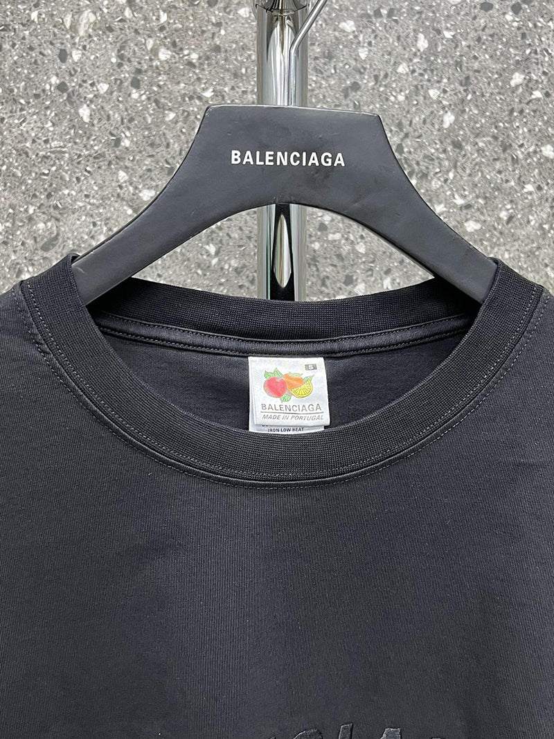 Balenciaga Oversized T Shirt Black