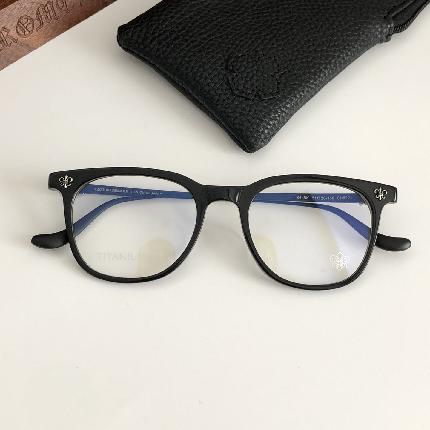 Chrome Hearts Glasses Black CH8221