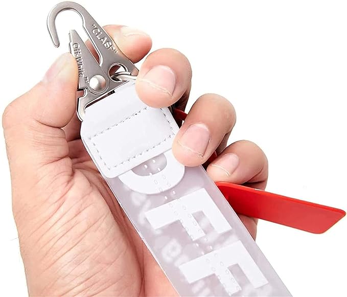 Off White Keychain Classic White