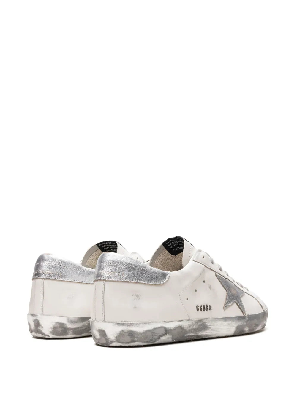 Golden Goose Super-Star White Silver