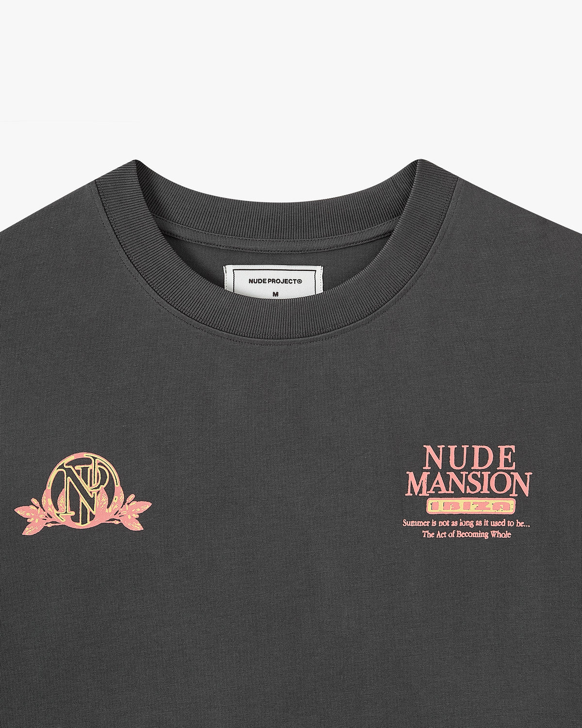 Nude Project Mansion Dark Grey Tee