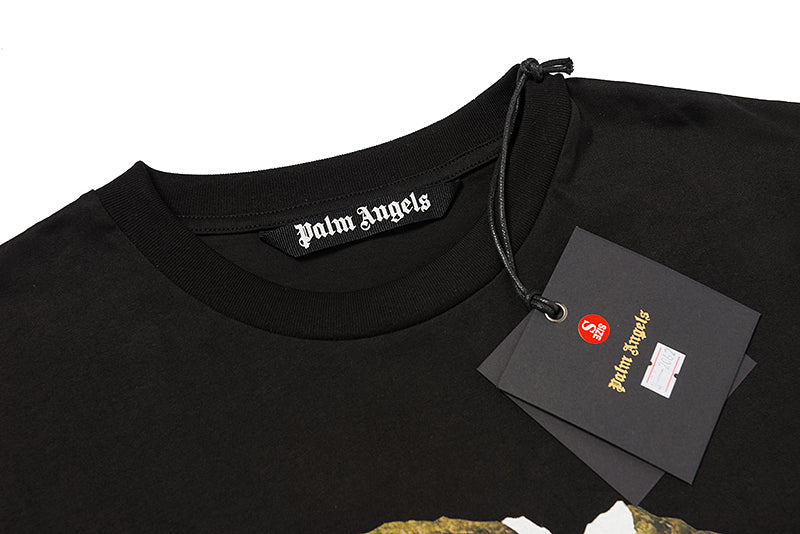 Palm Angels Croco S/S T-Shirt Black