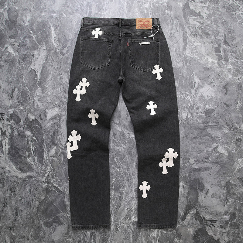 Chrome Hearts Cross Pants Black