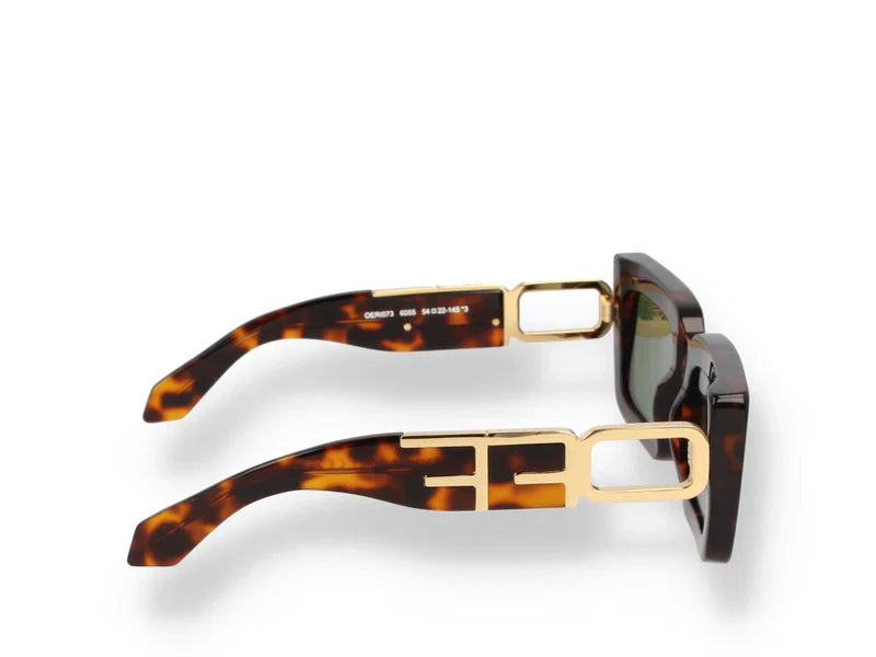 OFF-WHITE Boston Sunglasses Havana