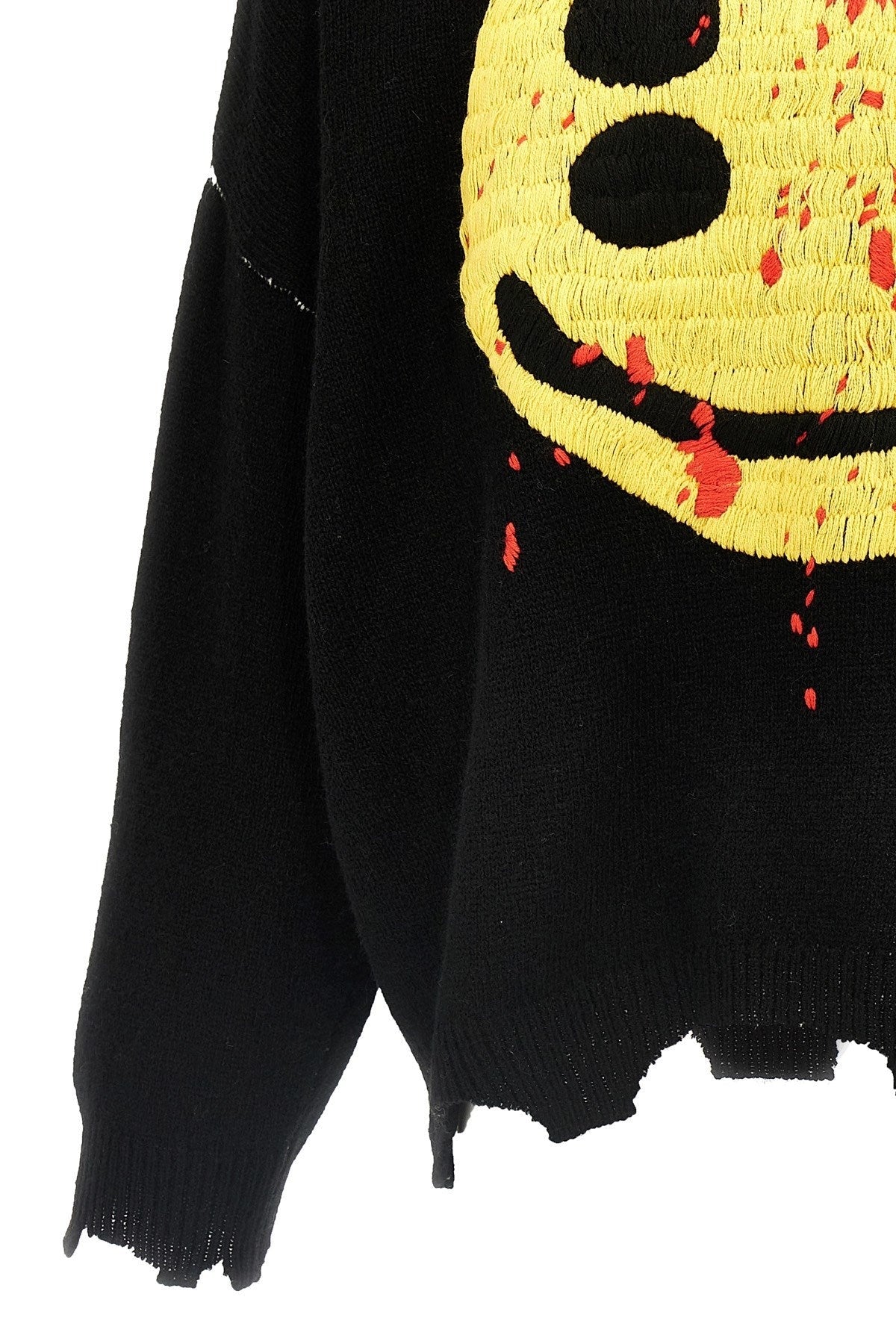 Cactus Plant Flea Market x Saint Mxxxxxx 'Smile' Crew Knit Black