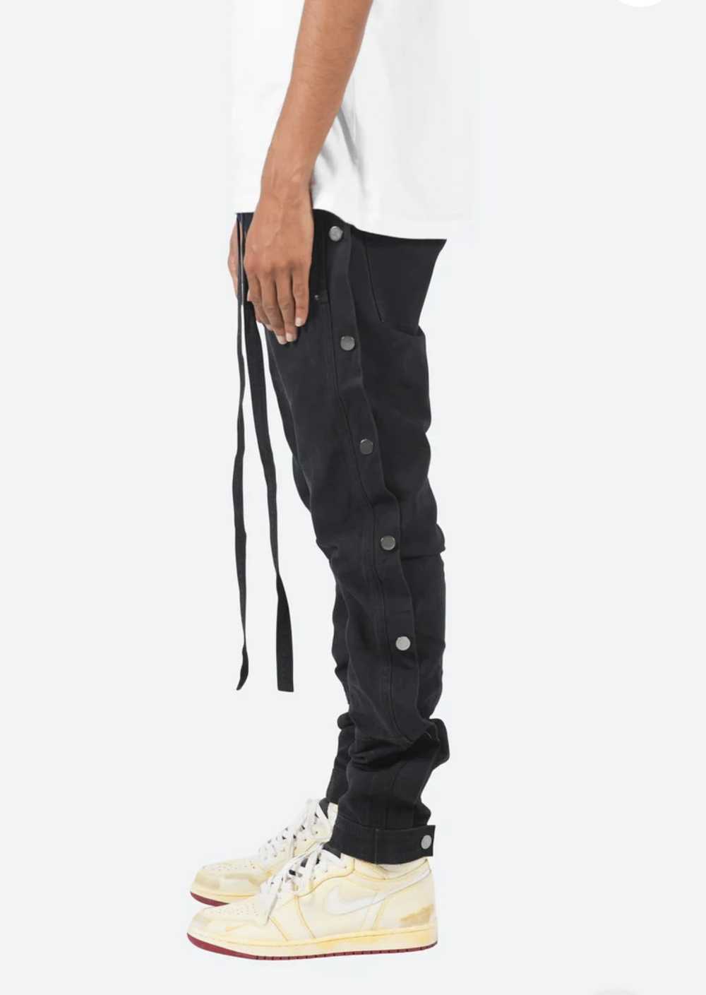 Mnml Snap Western Pants Black