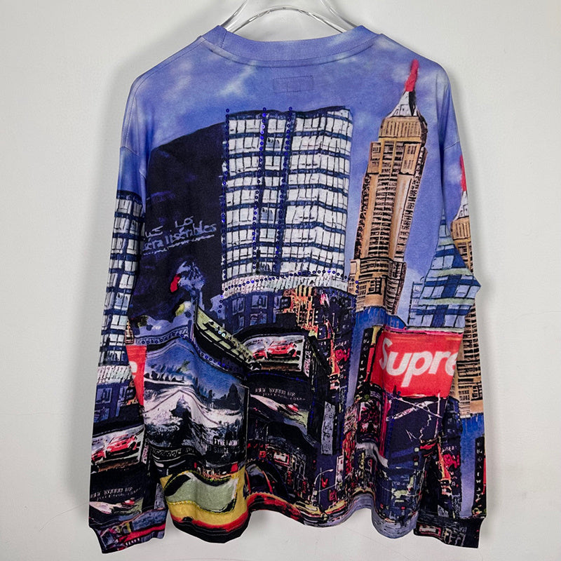 Supreme Skyline Sequin L/S Top Day