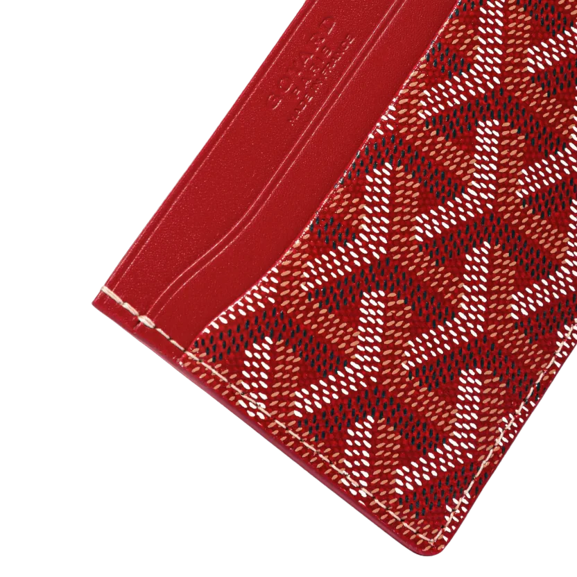 Goyard Saint Sulpice Canvas/Calfskin Red