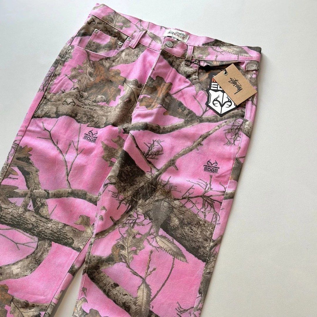 Stussy Realtree Edge Big Ol' Jean 'Pink'