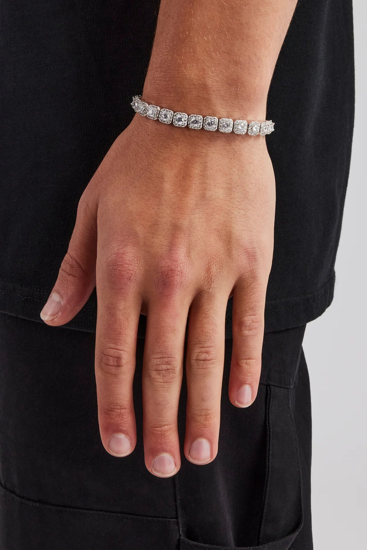 CERNUCCI - 7mm Clustered Tennis Bracelet