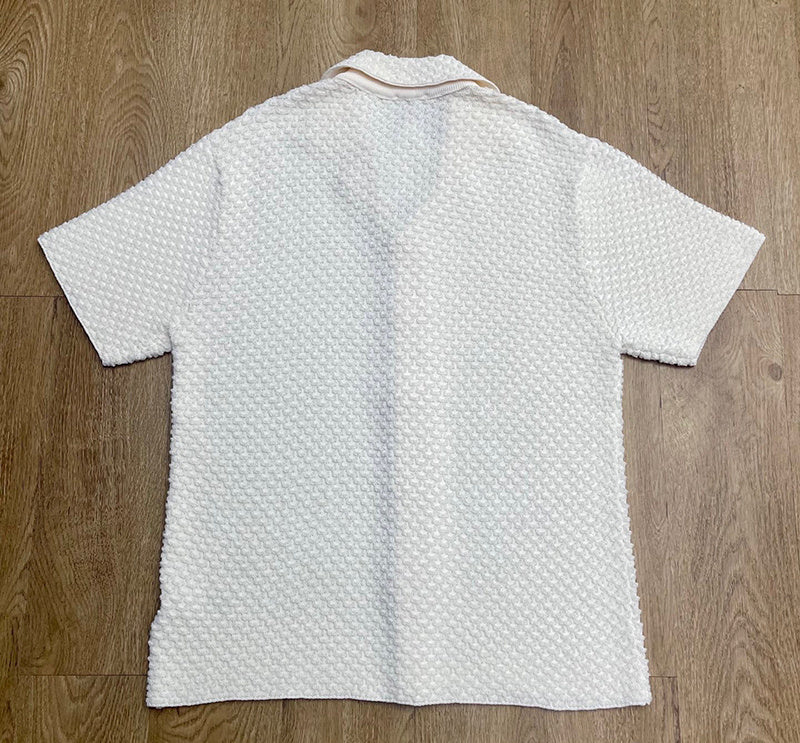 CASABLANCA Textured knitted shirt