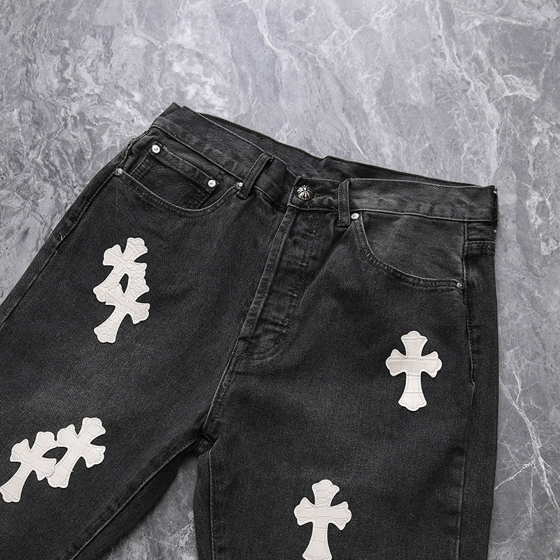 Chrome Hearts Cross Pants Black