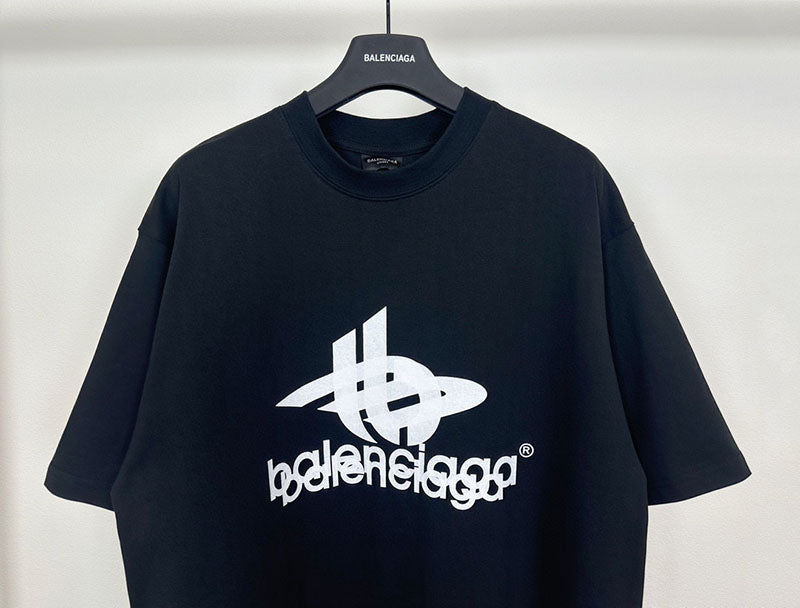 Balenciaga Layered Sports T-shirt Black