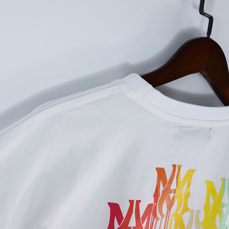 Amiri M.A. Drip Collage Tee White T-Shirt