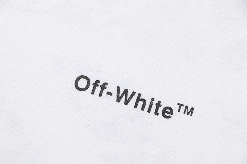 OFF-WHITE Diagonal Tab T-shirt White