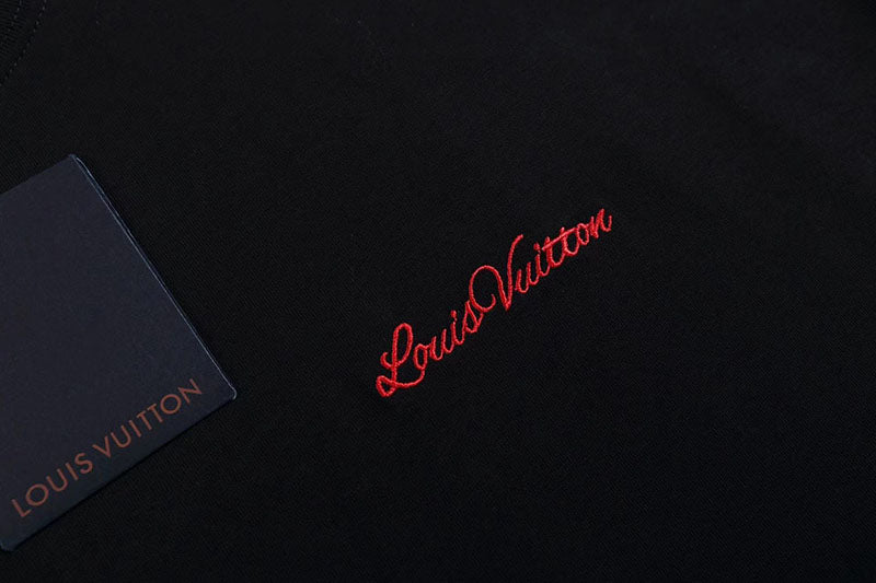 Louis Vuitton LV Logo Kisses T-Shirt Black