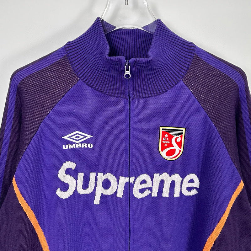 Supreme Umbro Zip Up Sweater Purple
