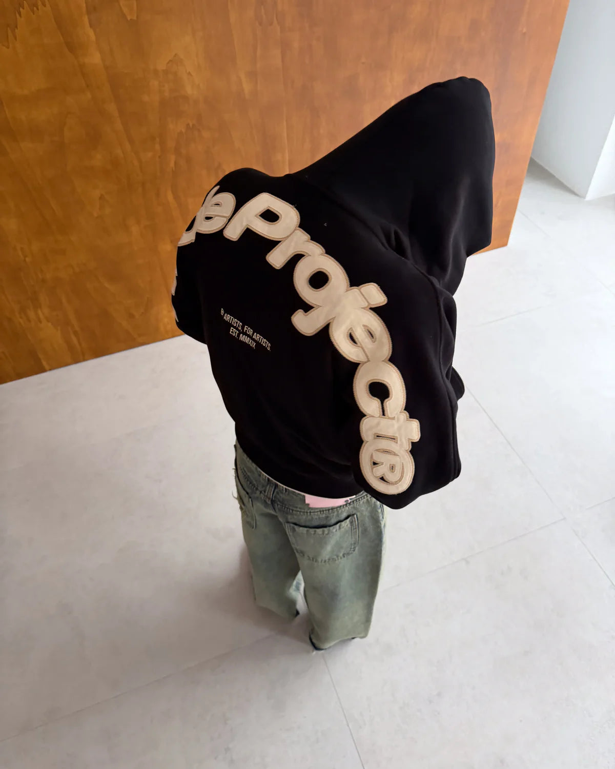 Nude Project Beast Zip-up Hoodie Black