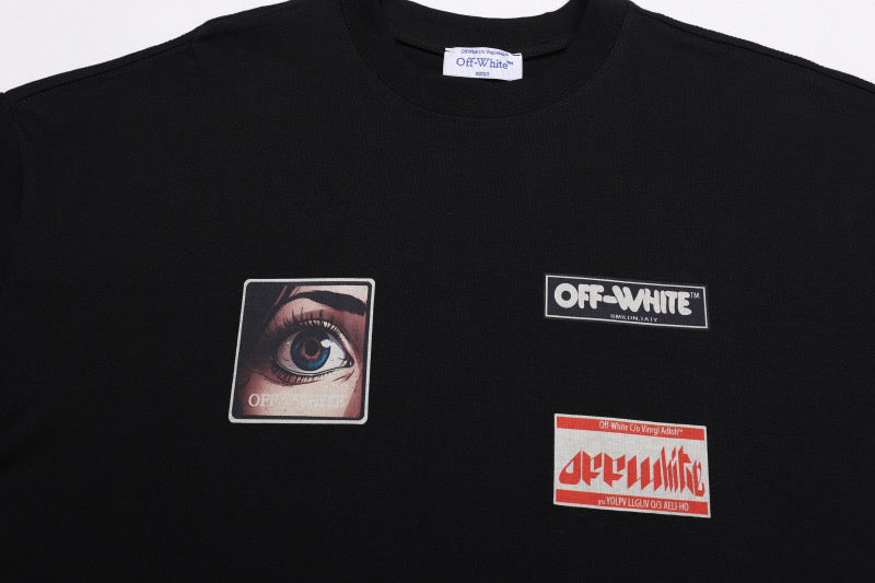 OFF-WHITE Eye Logo T-Shirt Black