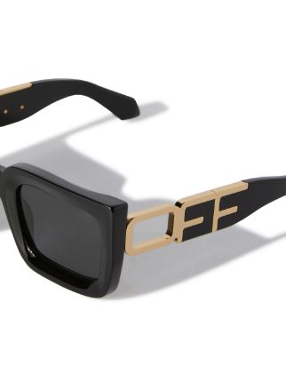 OFF-WHITE Boston Sunglasses Black