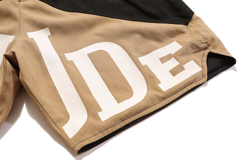 Rhude Cupro Yachting Shorts Black/Brown