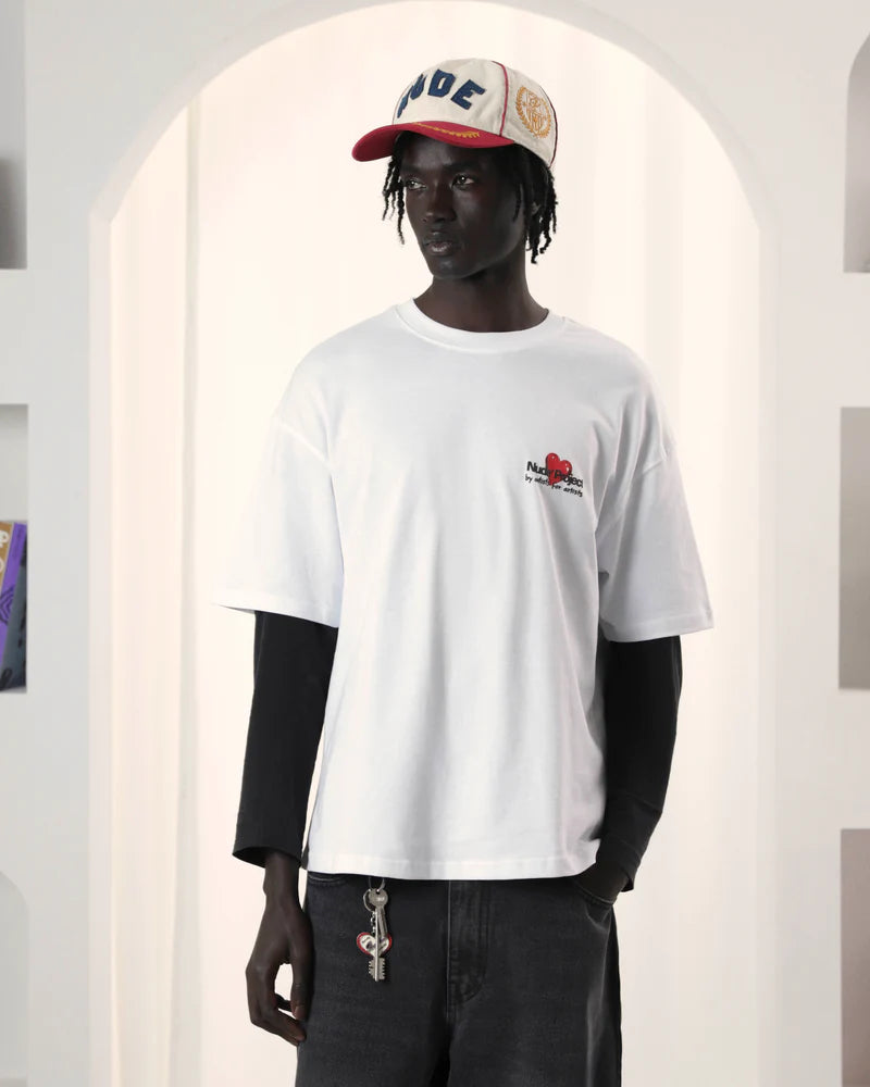 Nude Project Juicy Cherry Tee White