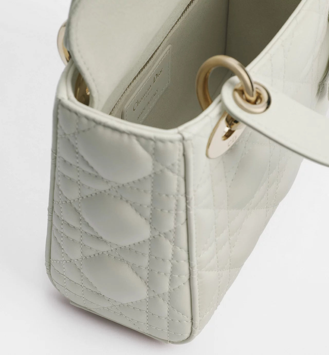 Dior Mini Lady Dior Bag White