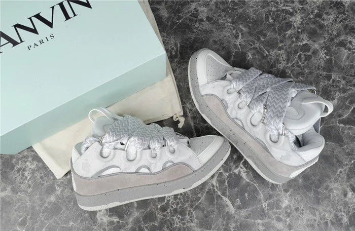 Lanvin Curb Sneaker Grey White