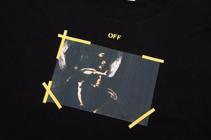 OFF-WHITE Caravaggio Tee Black