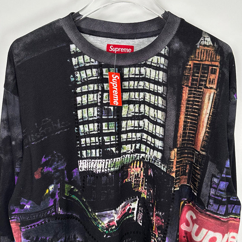 Supreme Skyline Sequin L/S Top Night