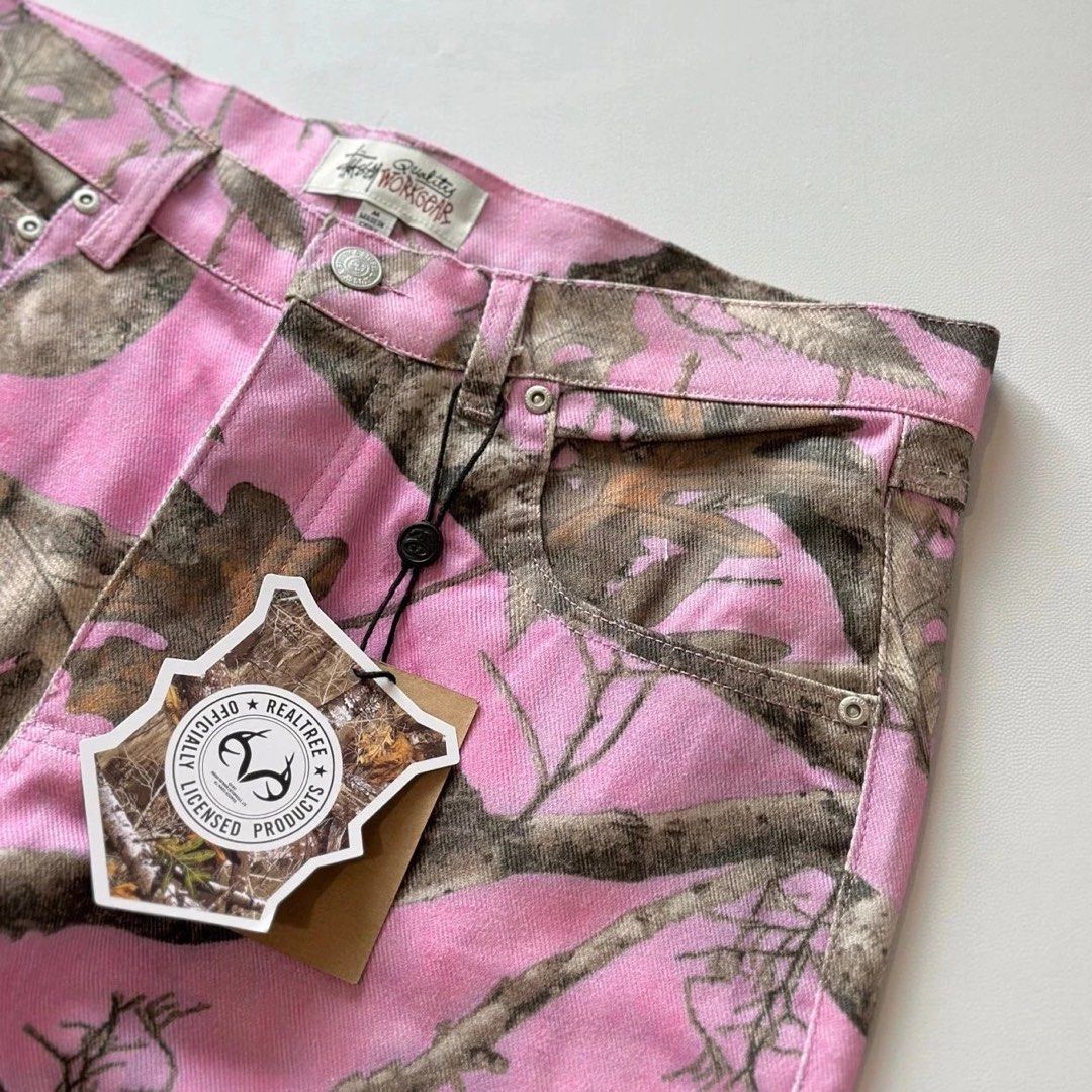 Stussy Realtree Edge Big Ol' Jean 'Pink'