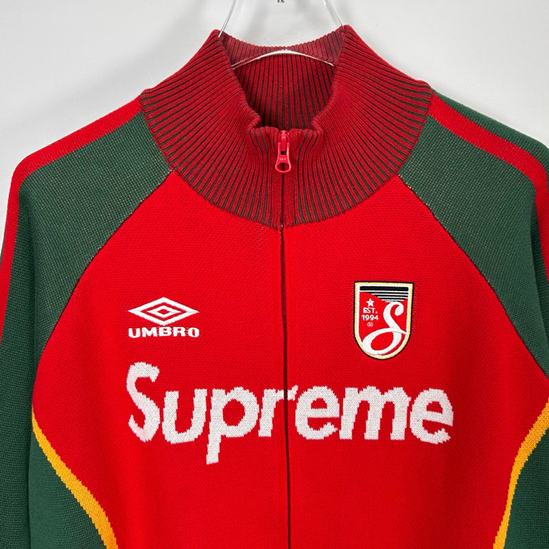 Supreme Umbro Zip Up Sweater Red