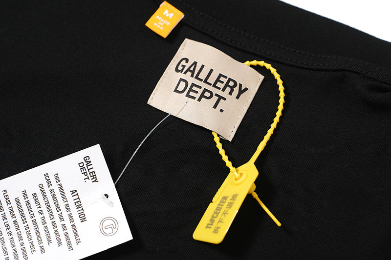 GALLERY DEPT. Logo Back T Shirt Black