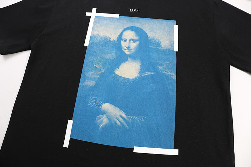 OFF-WHITE Monalisa S/S Oversized T-Shirt Black