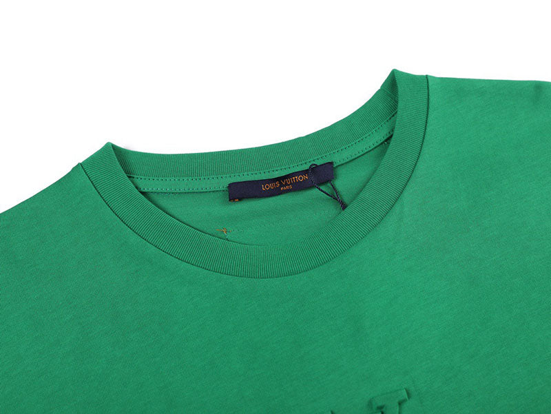 Louis Vuitton LV Debossed T-Shirt Green