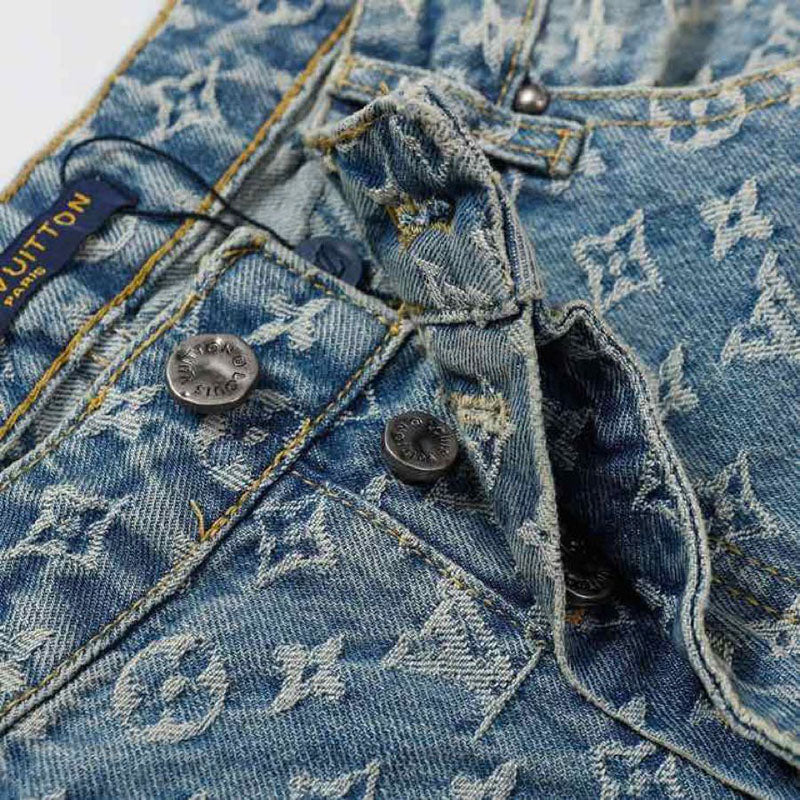 Louis Vuitton Monogram Denim Jeans Pants