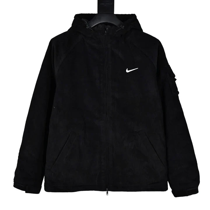 Supreme Nike Arc Corduroy Hooded Jacket Black